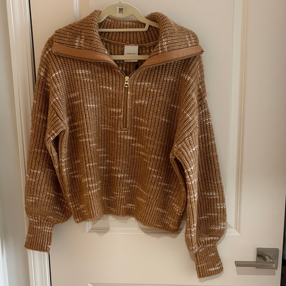 Varley Dalmatian Half Zip Knit